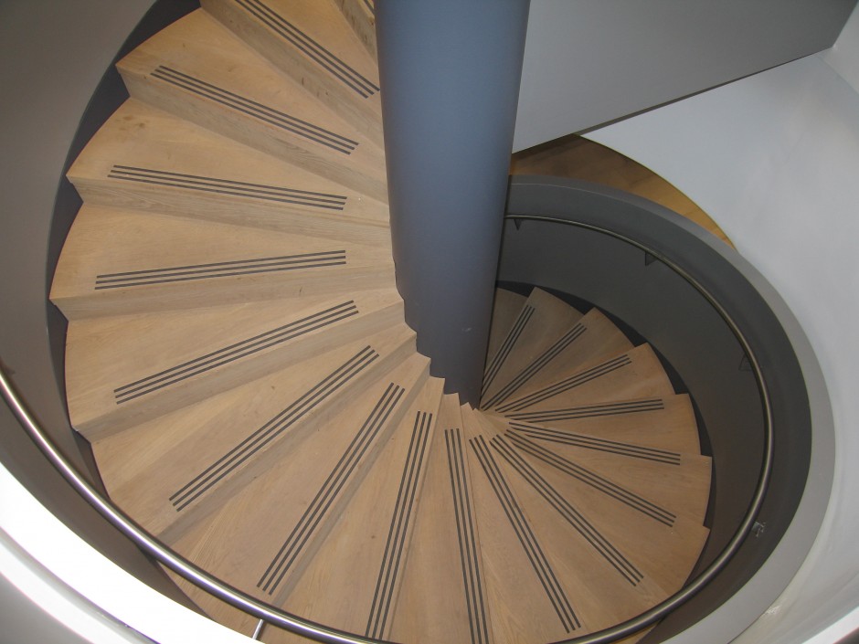 Oak spiral staircase