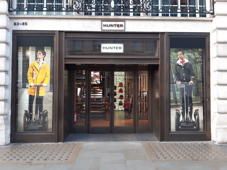 Hunter Boots Shopfront