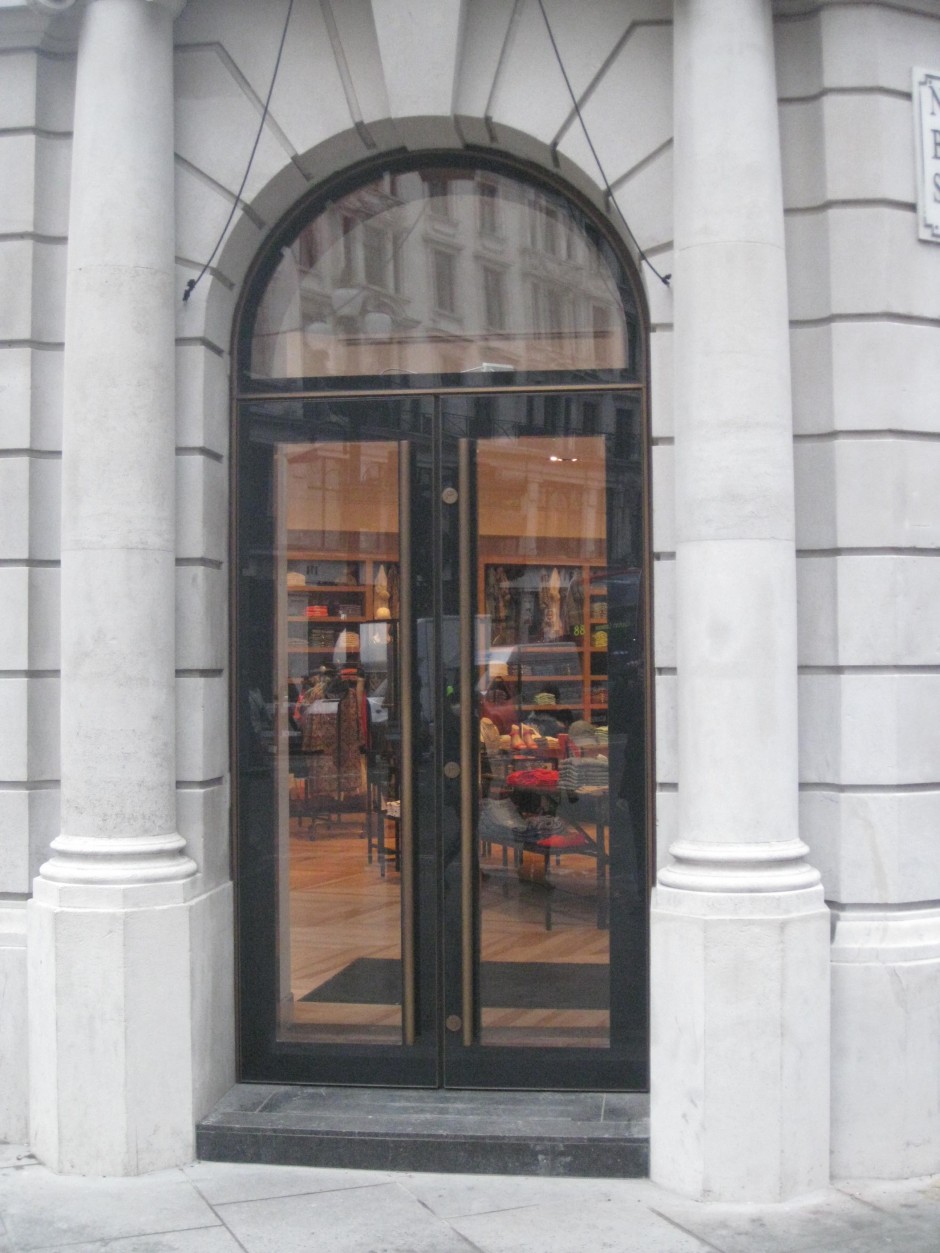Arched door elevation